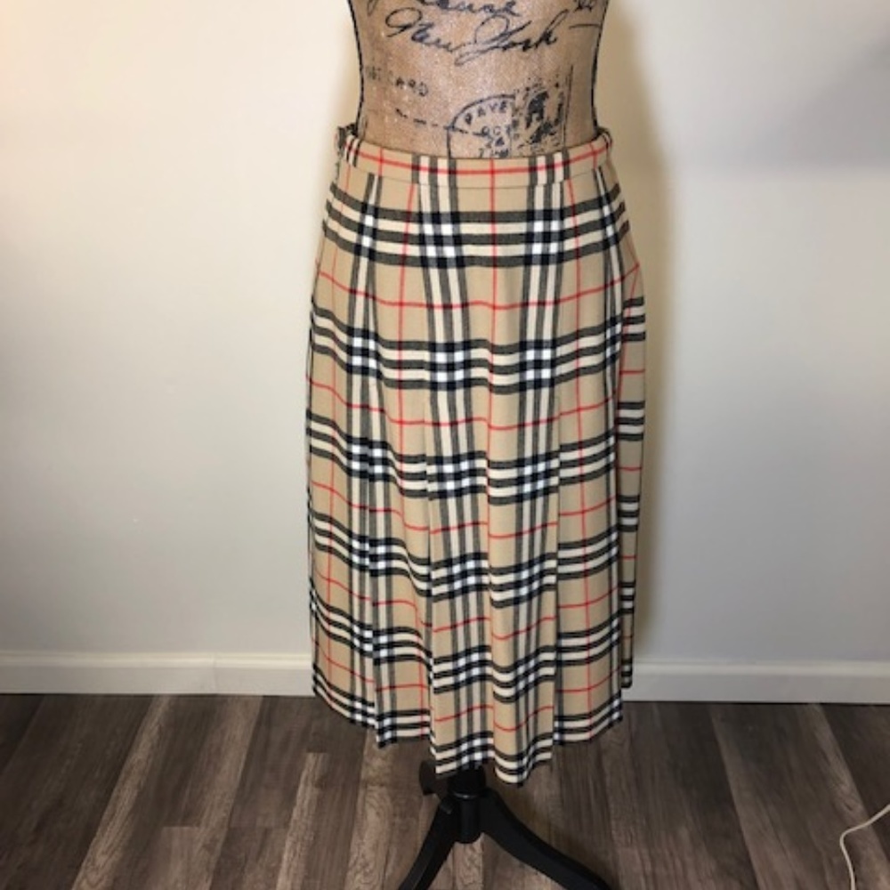 Vintage Burberry Skirt w/lining
